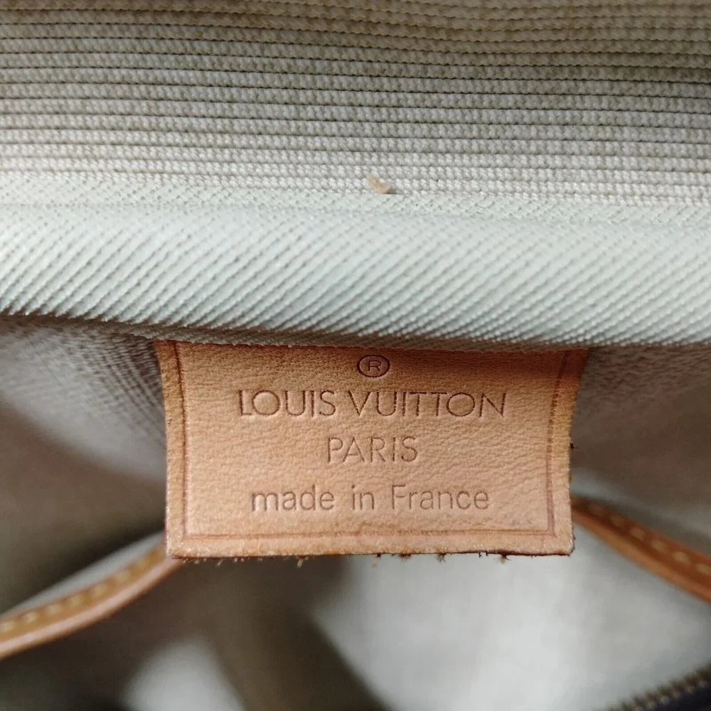 Louis Vuitton Brown Monogram Satchel with Vachetta Trim